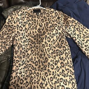 Banana Republic Leopard Print Jacket - Tan and Black